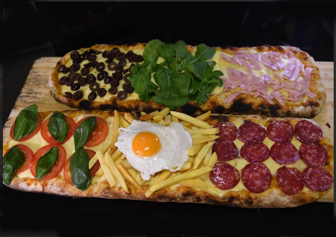 Pizzas por metro